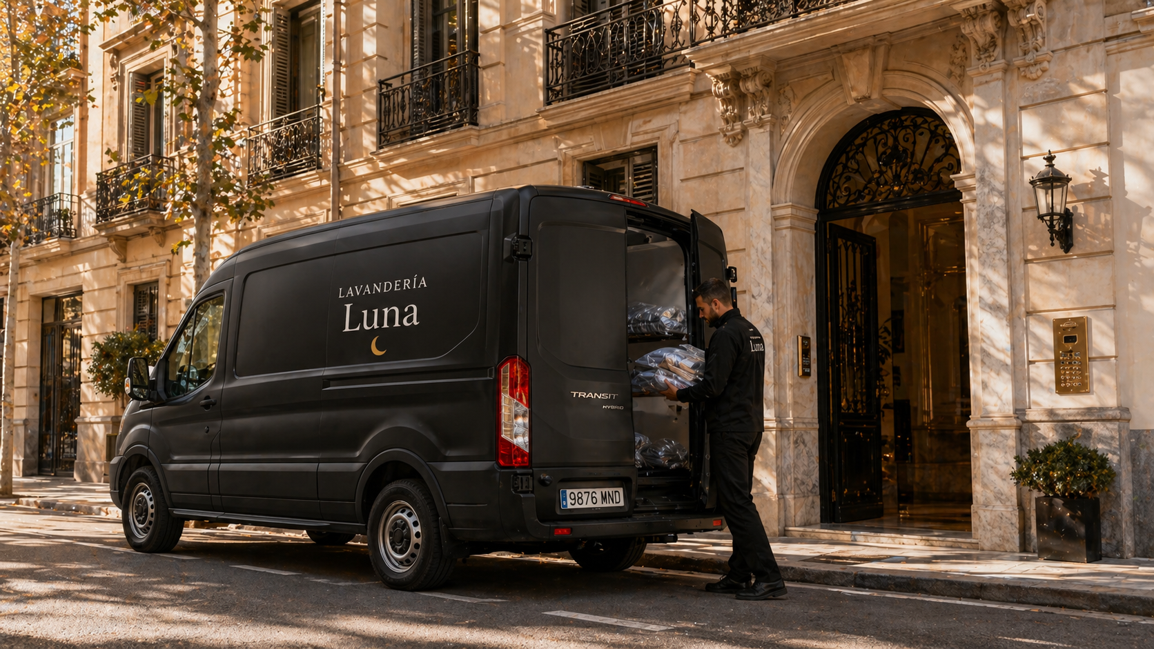 Lavandería Luna — Reparto en Barrio Salamanca