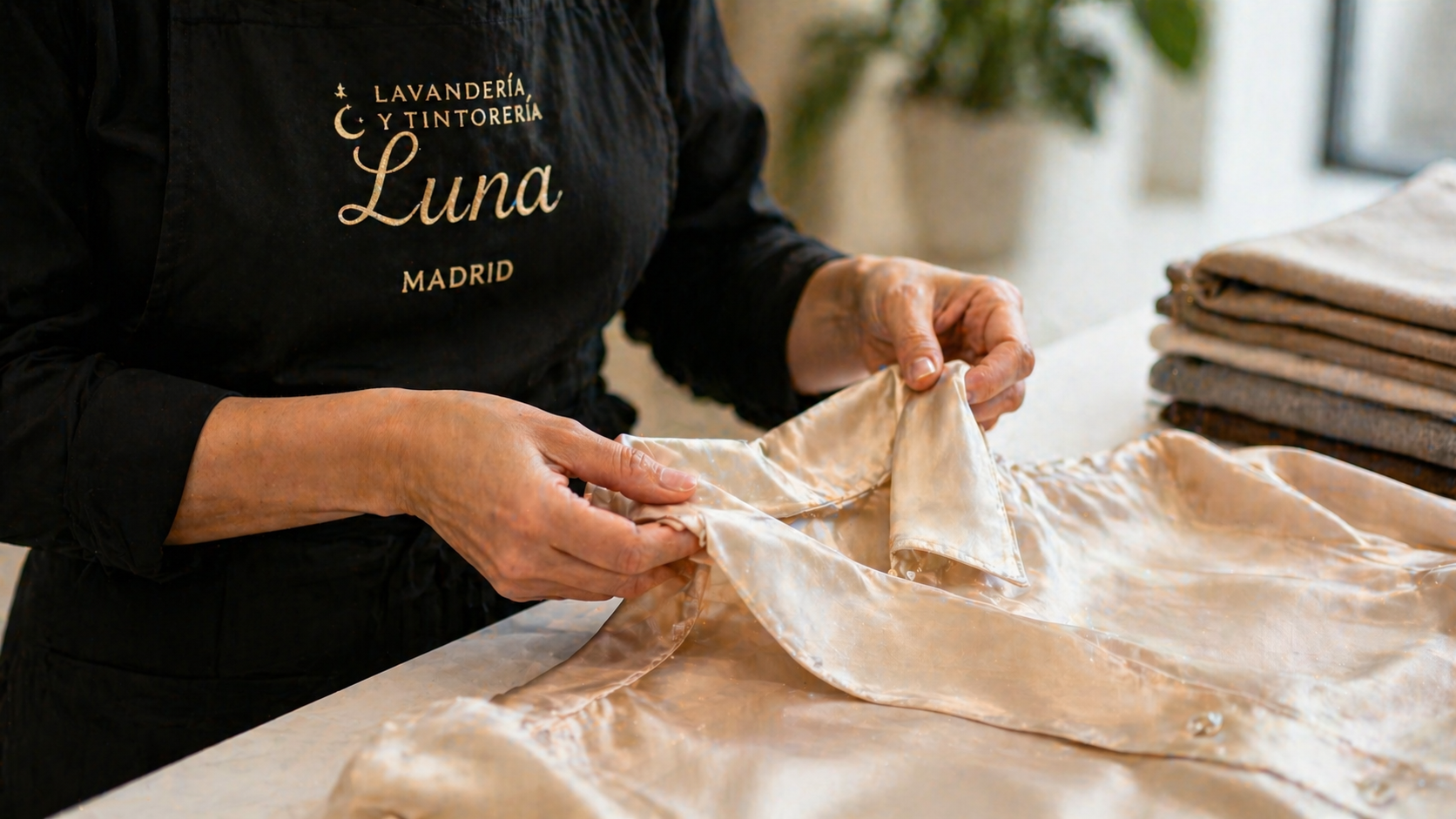 Interior de Lavandería Luna — artesanía en cada lavado
